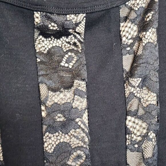 4X 26W Torrid Black Ponte Lace Square Neck Corset Top Tank Stretch Capsule NWT - Picture 3 of 6